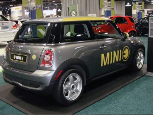 Mini E electric vehicle