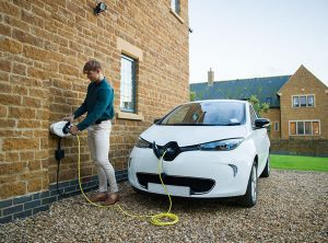 Charging a Renault Zoe using Chargemaster home charge unit