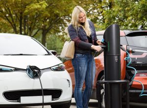 Renault Zoe public charging point